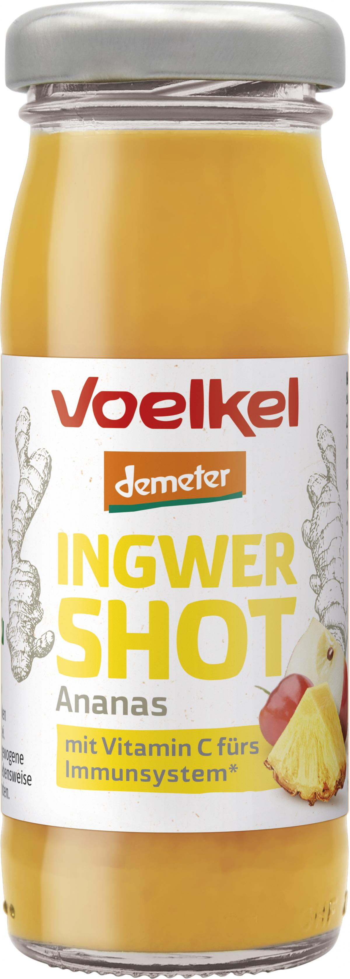 Shot Ingwer & Ananas DEMETER kühlfrisch
