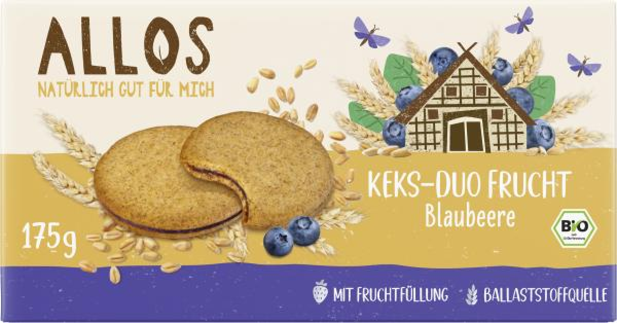 Keks-Duo Frucht Blaubeere
