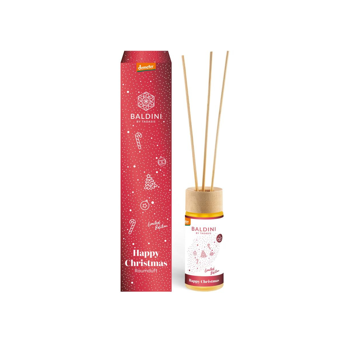 Raumduft Happy Christmas DEMETER m.Bambusstäbchen
