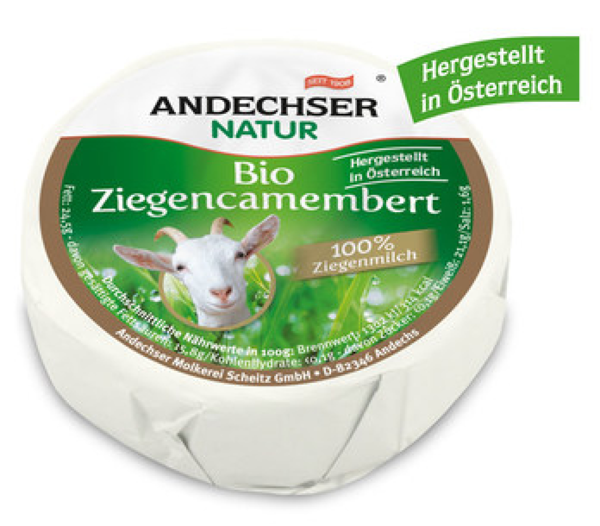 Ziegencamembert, 50%