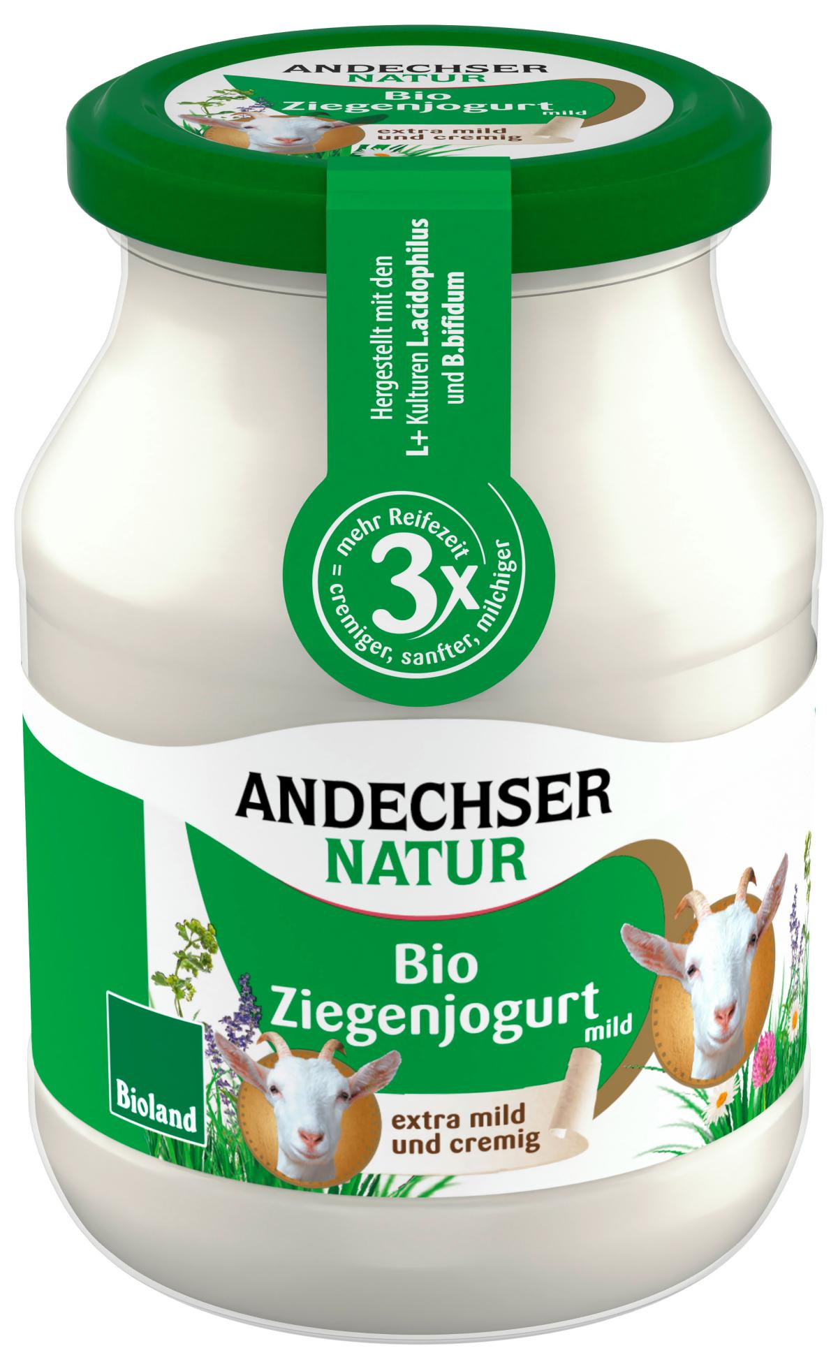 Ziegenjoghurt mild Natur, 6,6% (Pfandglas)