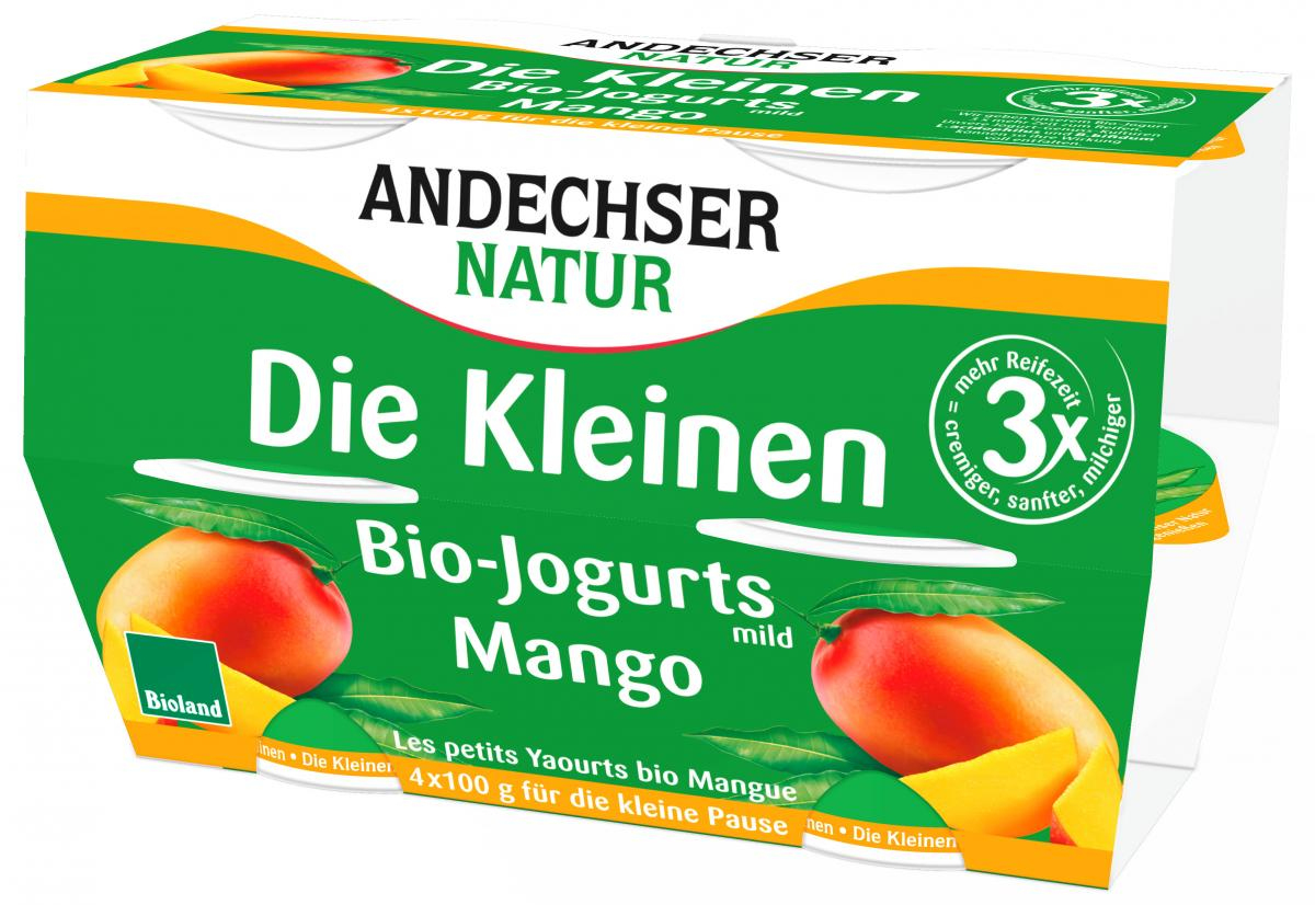 Die Kleinen Joghurts mild Mango, 3,8% (4 Becher)