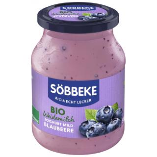 Pur Joghurt Blaubeere, mild, 3,8% (Pfandglas)