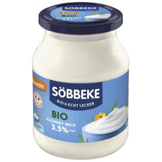 Joghurt mild Natur, 3,5%, Demeter (Pfandglas)