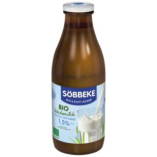 Fettarme Frische Wiesenmilch, 1,5% (Pfandflasche)