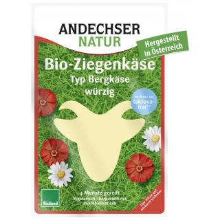 Ziegenkäse Typ Bergkäse, 48% (Scheiben) würzig